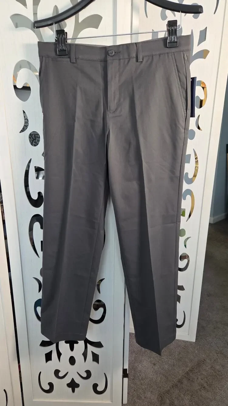 Ben Hogan Performance Boys Size 18 Golf Pants Asphalt Gray Stretch NWT